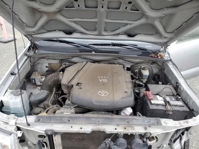 5TEJU62N97Z326779 - 2007 TOYOTA TACOMA DOUBLE CAB PRERUNNER SILVER photo 11