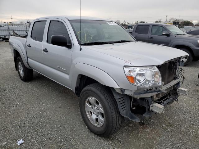 5TEJU62N97Z326779 - 2007 TOYOTA TACOMA DOUBLE CAB PRERUNNER SILVER photo 4
