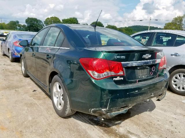 1G1PC5SB9E7367228 - 2014 CHEVROLET CRUZE LT BLACK photo 3