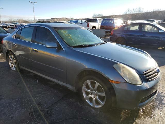 JNKCV51F45M300847 - 2005 INFINITI G35 BLUE photo 4