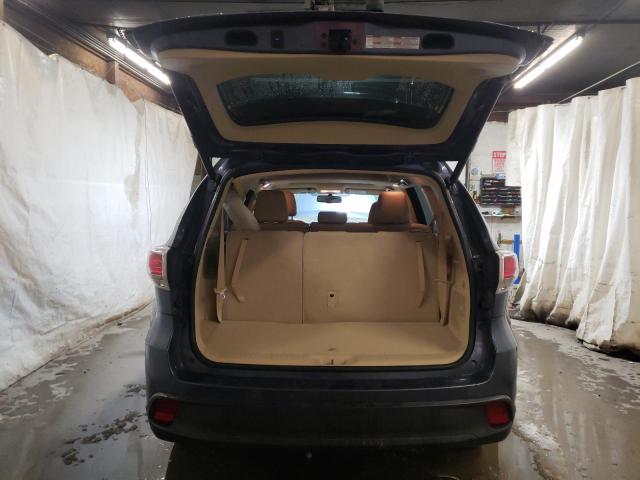 5TDJKRFH2FS146700 - 2015 TOYOTA HIGHLANDER XLE BLUE photo 6