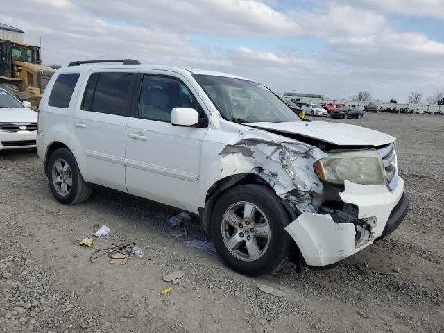 5FNYF3H58BB029012 - 2011 HONDA PILOT EXL WHITE photo 4