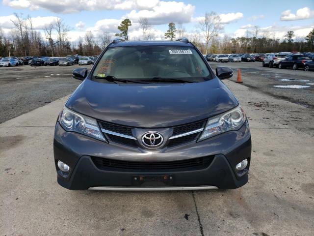 2T3DFREVXFW331908 - 2015 TOYOTA RAV 4 LIMITED GRAY photo 5