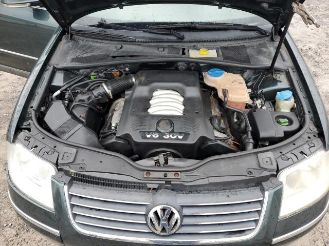 WVWRU63B85E053552 - 2005 VOLKSWAGEN PASSAT GLX GREEN photo 11