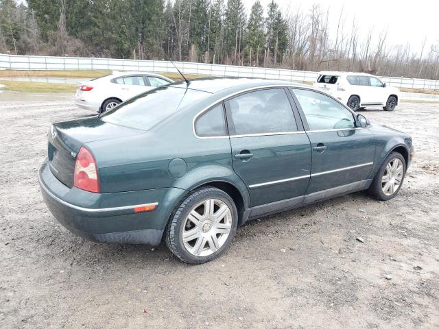 WVWRU63B85E053552 - 2005 VOLKSWAGEN PASSAT GLX GREEN photo 3