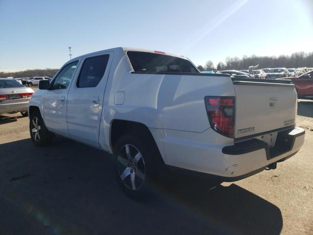 5FPYK1F60EB007545 - 2014 HONDA RIDGELINE RTL-S WHITE photo 2