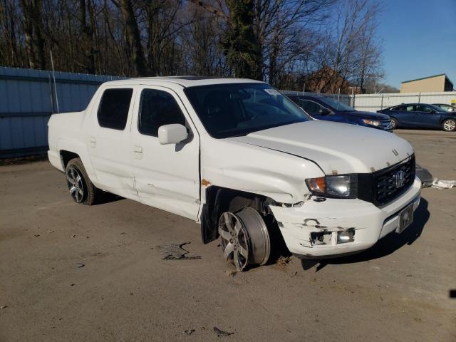 5FPYK1F60EB007545 - 2014 HONDA RIDGELINE RTL-S WHITE photo 4