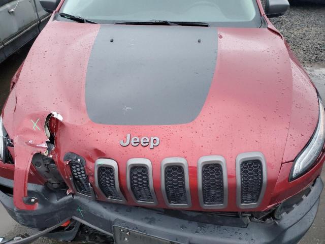 1C4PJMBS9GW164016 - 2016 JEEP CHEROKEE TRAILHAWK RED photo 12