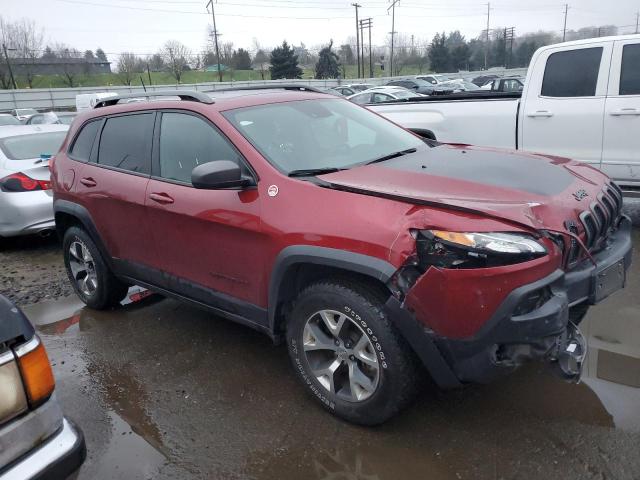 1C4PJMBS9GW164016 - 2016 JEEP CHEROKEE TRAILHAWK RED photo 4