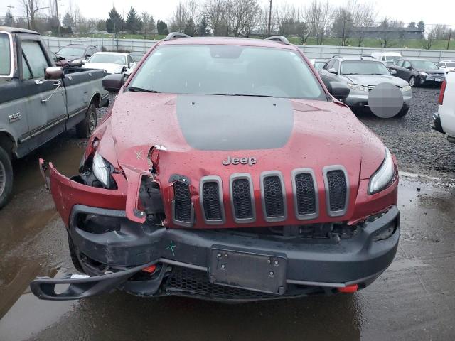 1C4PJMBS9GW164016 - 2016 JEEP CHEROKEE TRAILHAWK RED photo 5