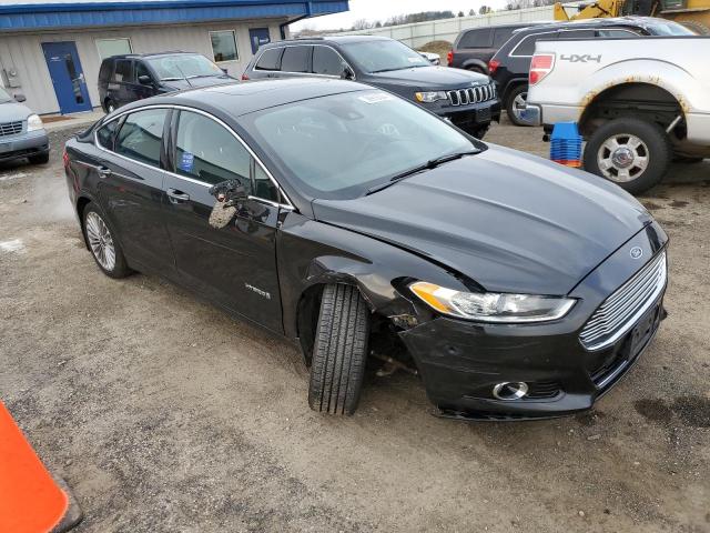 3FA6P0RU8DR339399 - 2013 FORD FUSION TITANIUM HEV BLACK photo 4