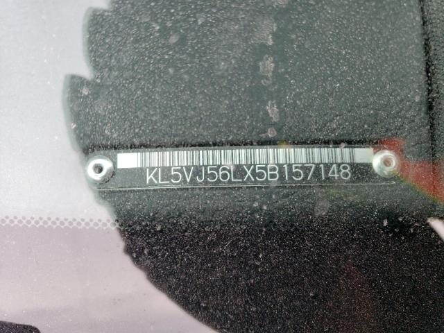 KL5VJ56LX5B157148 - 2005 SUZUKI VERONA S BLACK photo 12