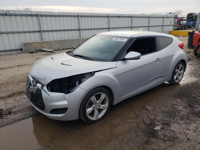 KMHTC6AD0EU211543 - 2014 HYUNDAI VELOSTER SILVER photo 1