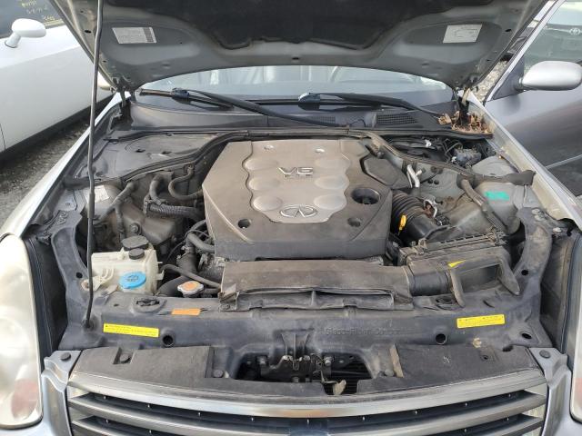 JNKCV51F95M312850 - 2005 INFINITI G35 GRAY photo 11