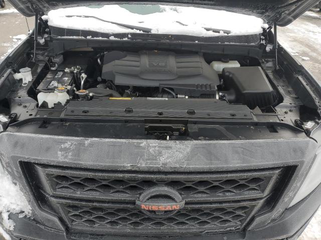 1N6AA1ED0MN533345 - 2021 NISSAN TITAN SV BLACK photo 11