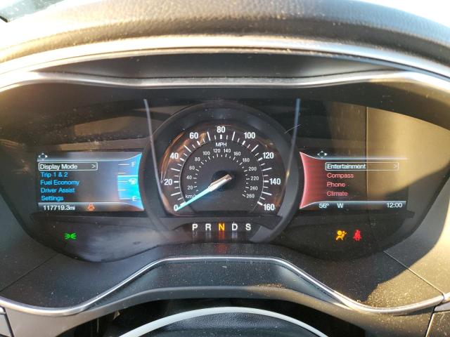 3FA6P0H73FR278686 - 2015 FORD FUSION SE GRAY photo 9