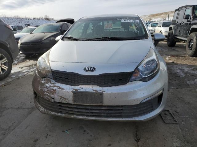 KNADM4A39G6685948 - 2016 KIA RIO LX SILVER photo 5