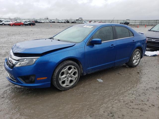 3FAHP0HA4BR255836 - 2011 FORD FUSION SE BLUE photo 1