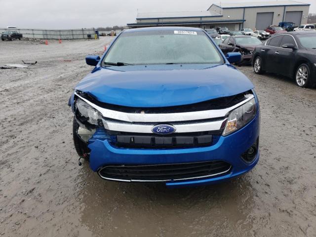 3FAHP0HA4BR255836 - 2011 FORD FUSION SE BLUE photo 5