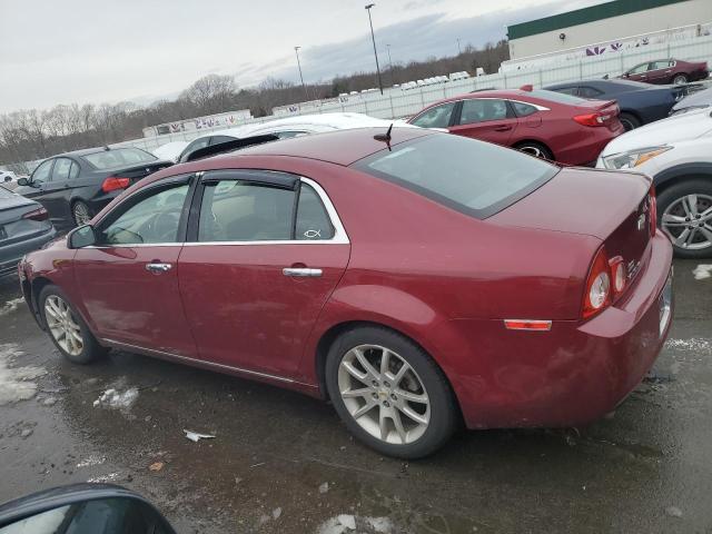 1G1ZE5E12BF326897 - 2011 CHEVROLET MALIBU LTZ MAROON photo 2