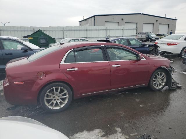 1G1ZE5E12BF326897 - 2011 CHEVROLET MALIBU LTZ MAROON photo 3