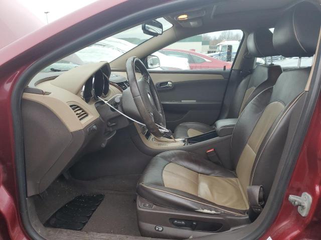 1G1ZE5E12BF326897 - 2011 CHEVROLET MALIBU LTZ მუქწითელი ფოტო 7