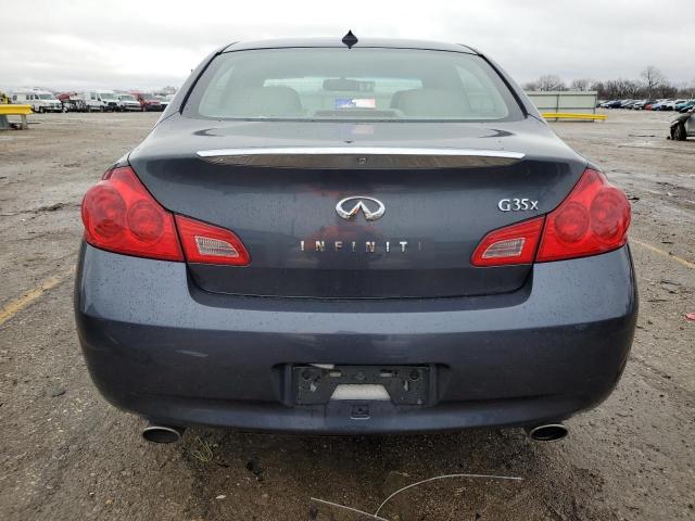 JNKBV61F68M251379 - 2008 INFINITI G35 BLUE photo 6