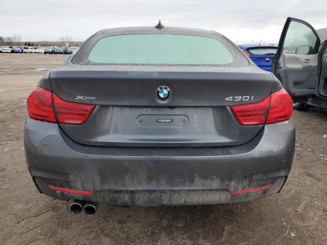 WBA4J3C50KBL06286 - 2019 BMW 430XI GRAN COUPE GRAY photo 6