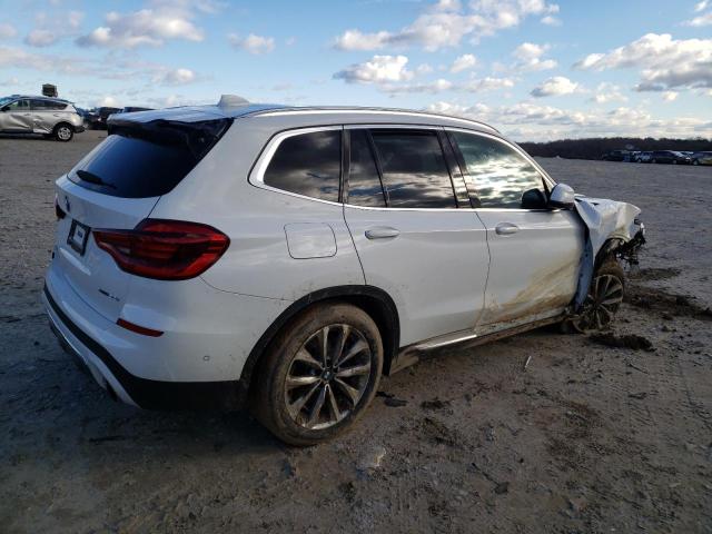 5UXTR9C55KLD96699 - 2019 BMW X3 XDRIVE30I WHITE photo 3