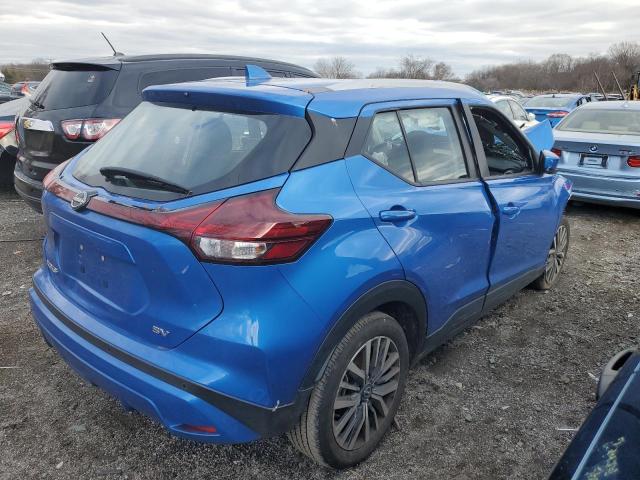 3N1CP5CVXNL503299 - 2022 NISSAN KICKS SV BLUE photo 3