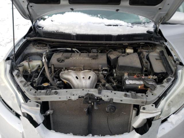 2T1LE40E59C011693 - 2009 TOYOTA COROLLA MA S SILVER photo 11