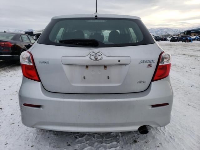 2T1LE40E59C011693 - 2009 TOYOTA COROLLA MA S SILVER photo 6