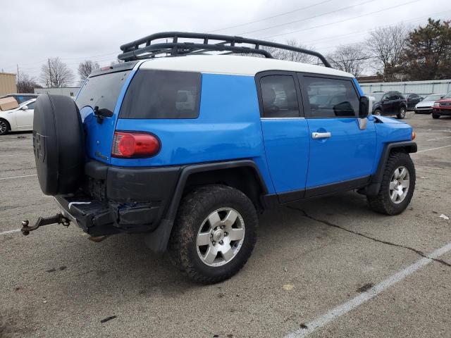 JTEBU11F870036854 - 2007 TOYOTA FJ CRUISER BLUE photo 3