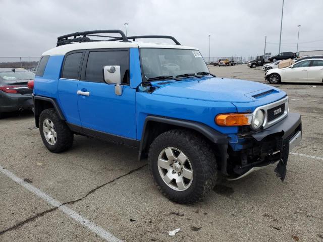 JTEBU11F870036854 - 2007 TOYOTA FJ CRUISER BLUE photo 4