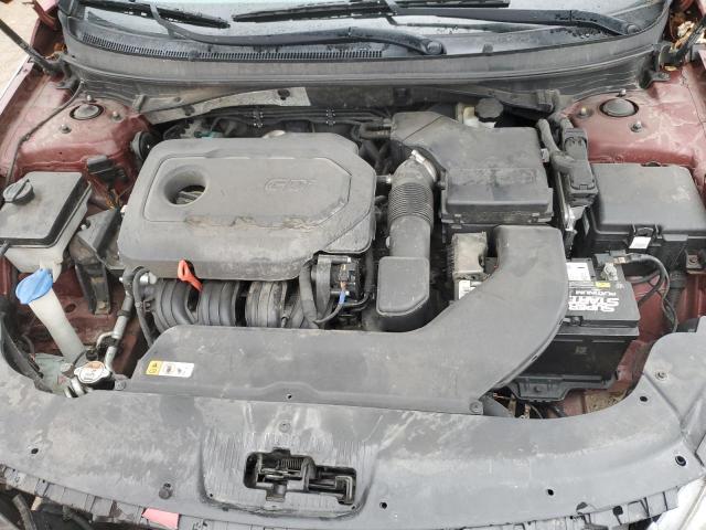 5NPE24AF9GH376350 - 2016 HYUNDAI SONATA SE RED photo 11