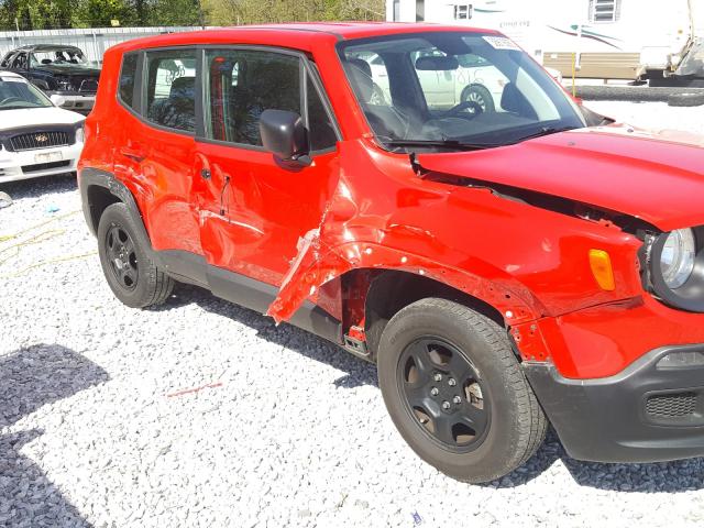 ZACCJBAB1JPH63209 - 2018 JEEP RENEGADE SPORT  լուսանկար 9