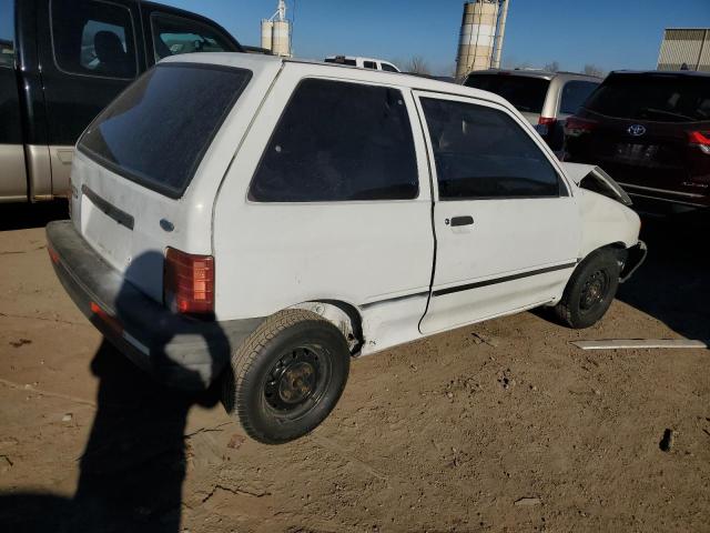 KNJPT05H6N6121086 - 1992 FORD FESTIVA L WHITE photo 3