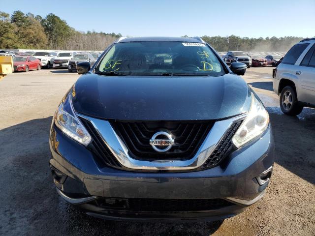 5N1AZ2MG4HN112582 - 2017 NISSAN MURANO S BLUE photo 5