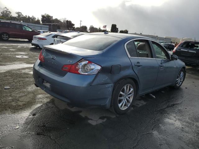 JNKBV61E68M222357 - 2008 INFINITI G35 TURQUOISE photo 3