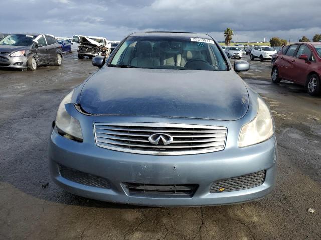 JNKBV61E68M222357 - 2008 INFINITI G35 TURQUOISE photo 5