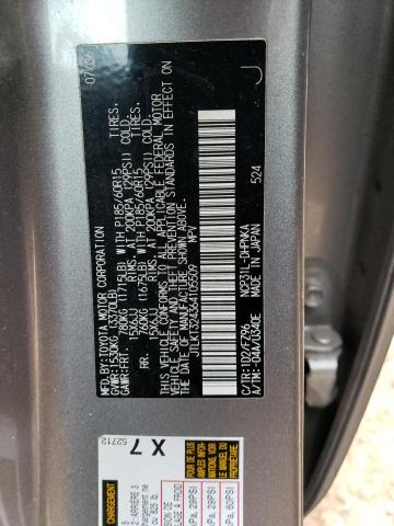 JTLKT324364105509 - 2006 TOYOTA SCION XB Silber Foto 12