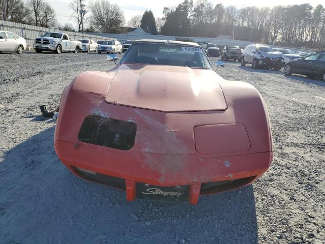 1Z37J5S424419 - 1975 CHEVROLET CORVETTE RED photo 5