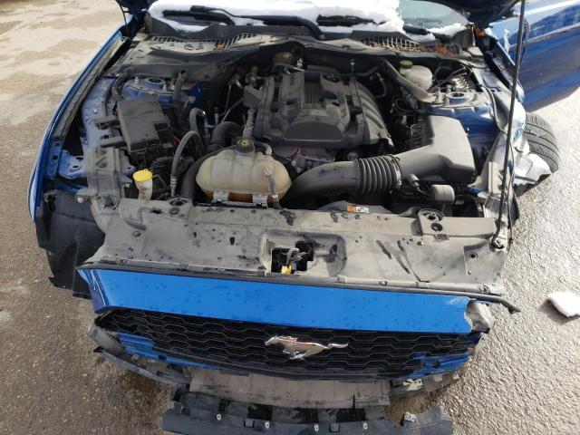 1FA6P8TH9H5210798 - 2017 FORD MUSTANG BLUE photo 11