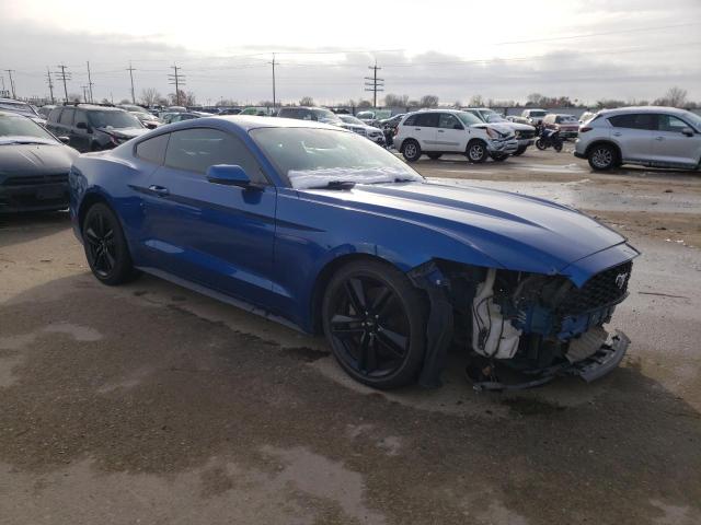 1FA6P8TH9H5210798 - 2017 FORD MUSTANG BLUE photo 4