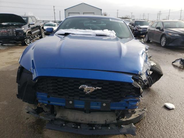 1FA6P8TH9H5210798 - 2017 FORD MUSTANG BLUE photo 5