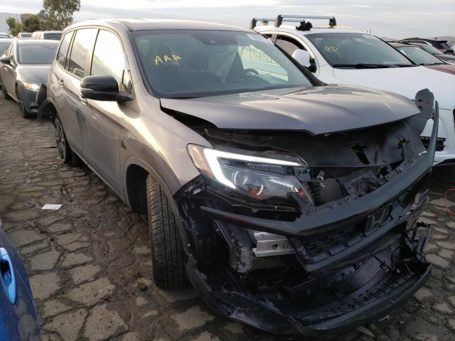 5FNYF7H54MB009673 - 2021 HONDA PASSPORT EXL 灰色 照片 4