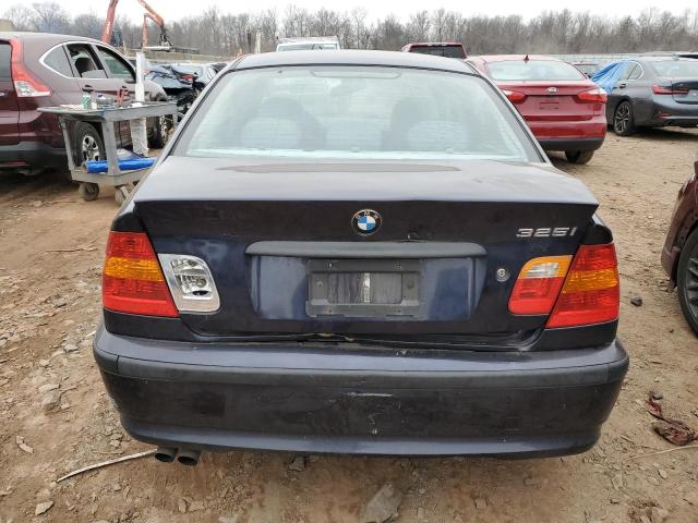 WBAEV33453KL87898 - 2003 BMW 325 I BLUE photo 6