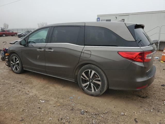 5FNRL6H96KB074872 - 2019 HONDA ODYSSEY ELITE GRAY photo 2