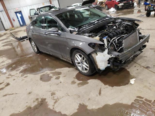 3FA6P0H7XER392389 - 2014 FORD FUSION SE GRAY photo 4