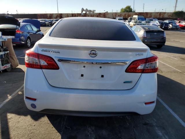 3N1AB7APXDL669522 - 2013 NISSAN SENTRA S WHITE photo 6